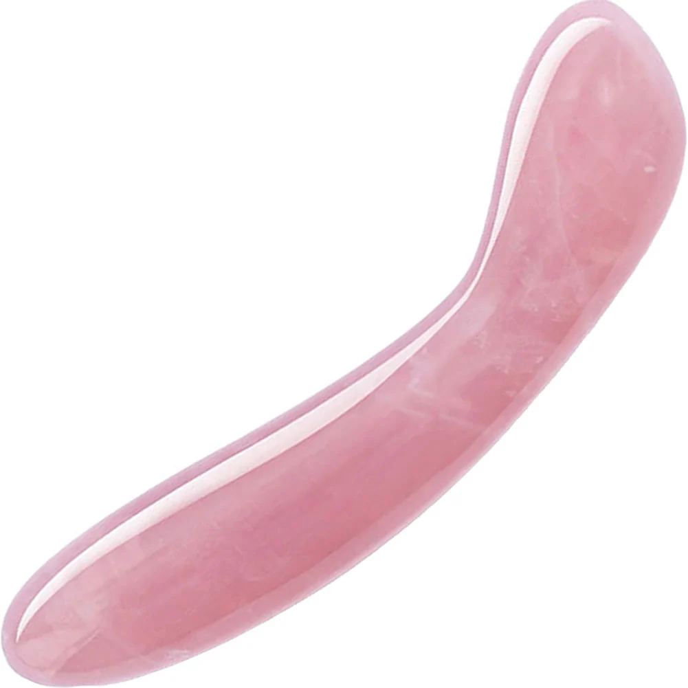 Le Wand Crystal G Wand, 7", Rose Quartz