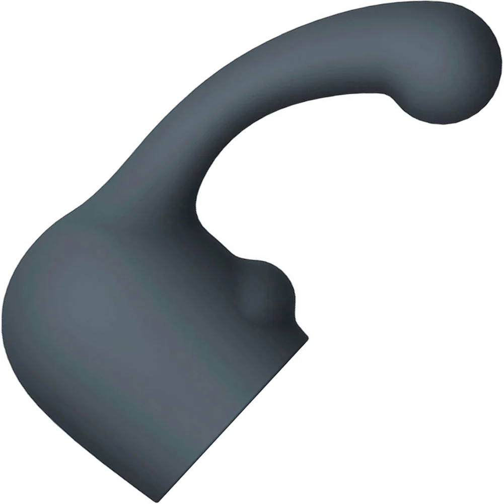 Le Wand Curve Weighted Silicone Wand Massager Attachment, Slate Gray