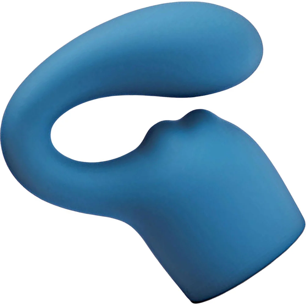 Le Wand Glider Petite Silicone Attachment, 3.8", Blue