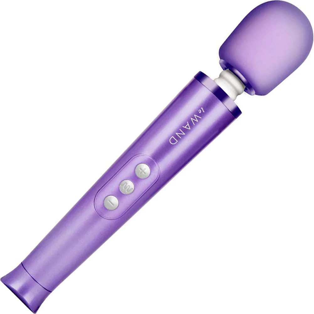 Le Wand Petite Rechargeable Vibrating Massager, 10", Violet
