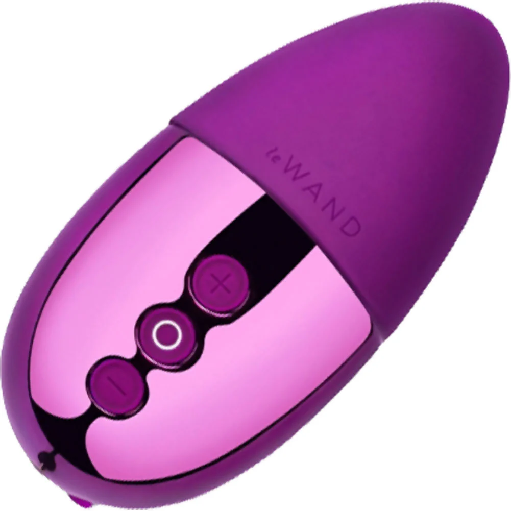 Le Wand Point Stylish Rechargeable Vibrator, 3.8", Dark Cherry