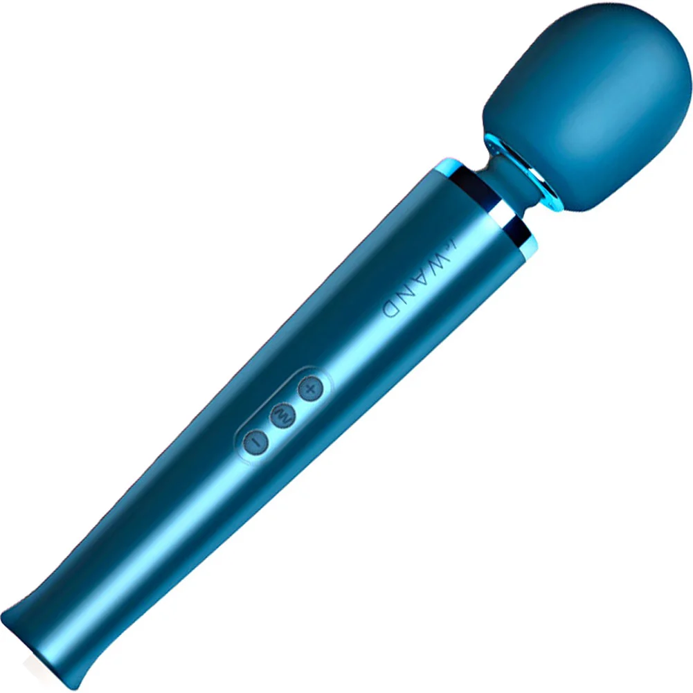 Le Wand Rechargeable Vibrating Massager, 13.4", Pacific Blue