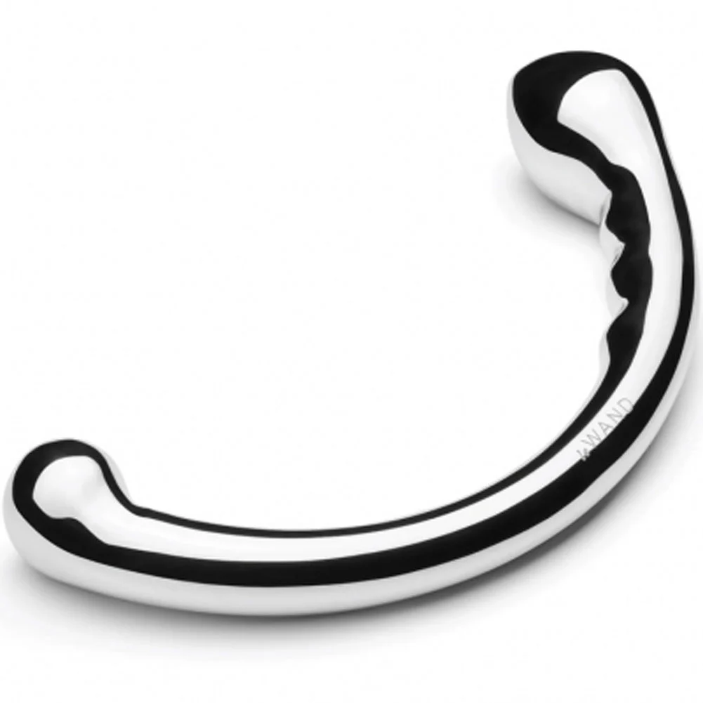 Le Wand Stainless Steel Double Sided Hoop, 10.3", Silver