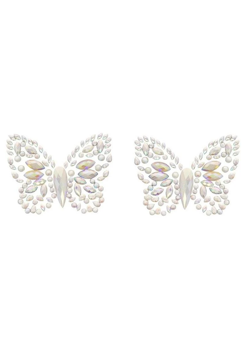 Leg Avenue Chrysallis Adhesive Glow In The Dark Nipple Jewels Sticker