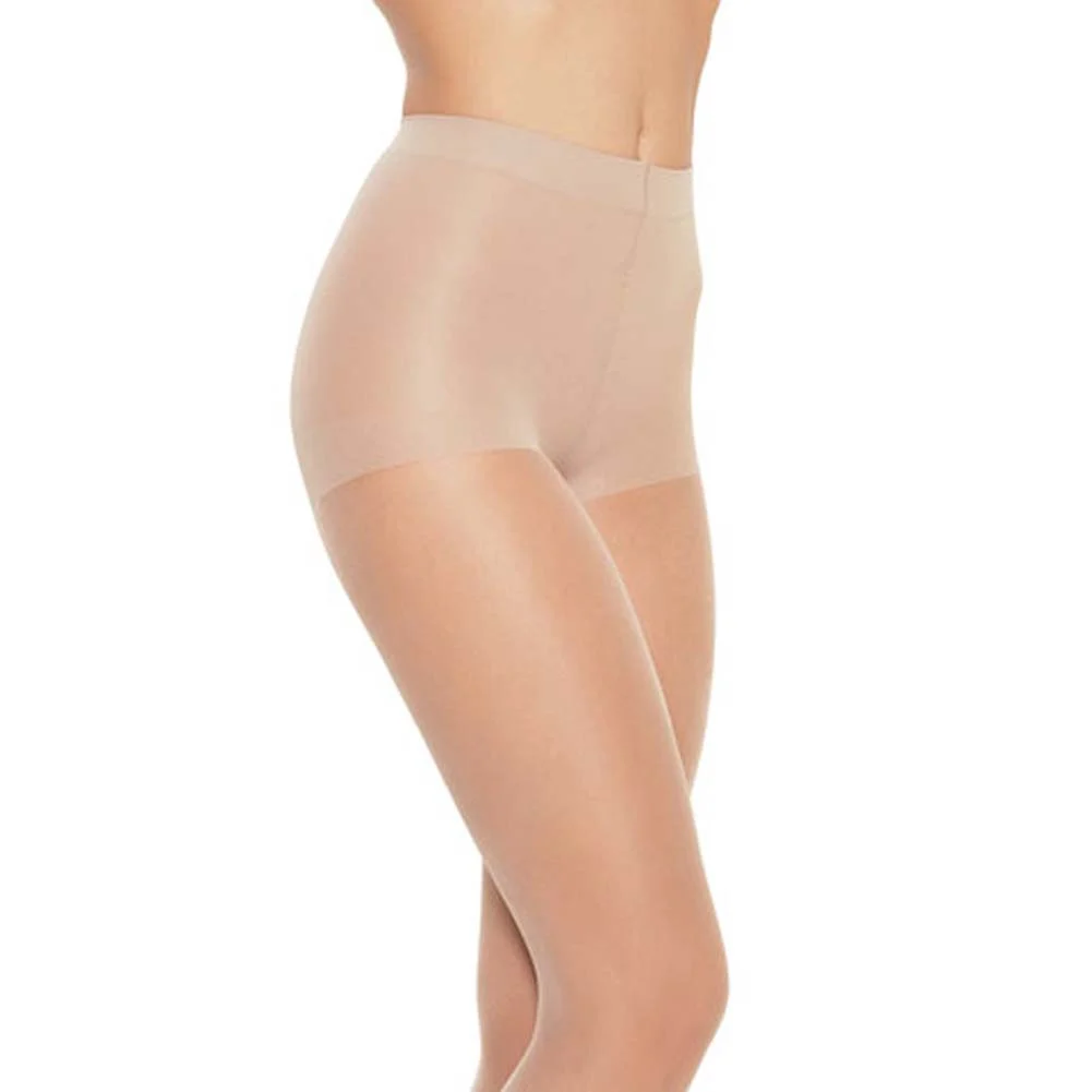 Leg Avenue Shaping Control Top Low Rise Pantyhose, One Size, White