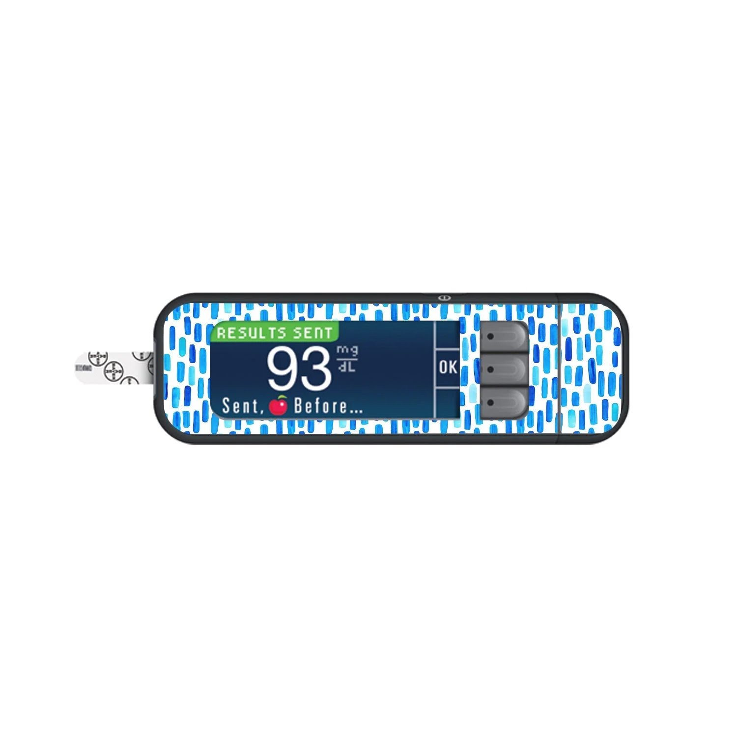 Level Lines Bayer Contour Next Glucometer Sticker - Pump Peelz