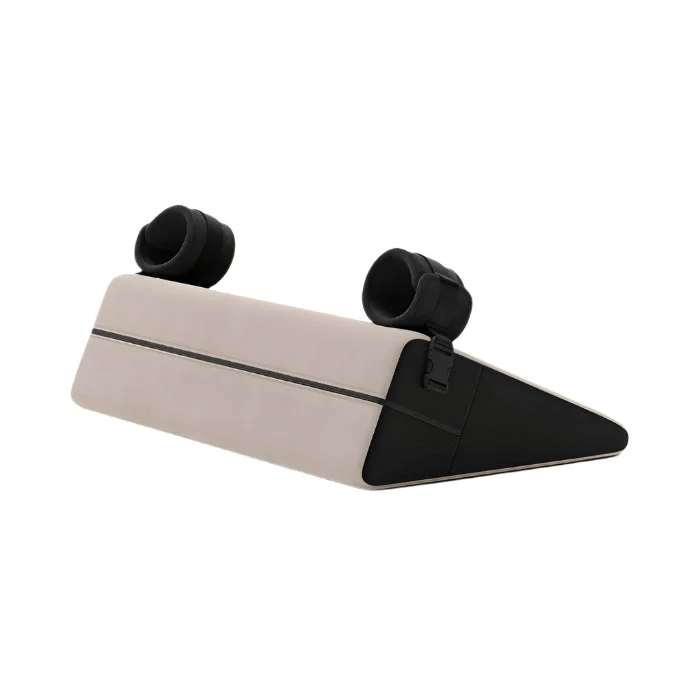 Liberator Black Label Sex Wedge Positioning Pillow With Removable Adjustable Cuffs