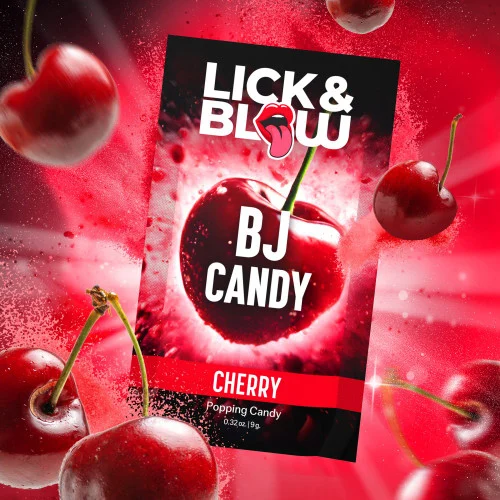 Lick and Blow Cherry Popping BJ Candy
