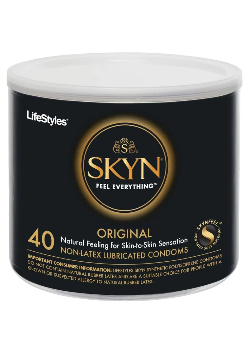 LifeStyles Skyn Original 40 Non-Latex Lubricated Condoms