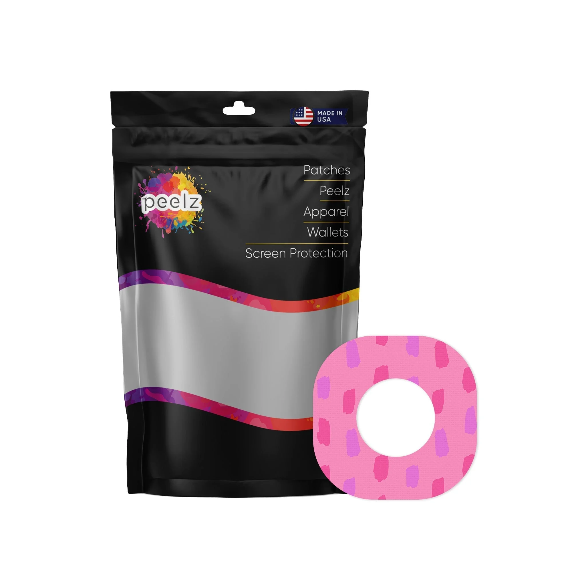 Lipstick Smudge Dexcom G7 and Stelo Patch Tape - Pump Peelz
