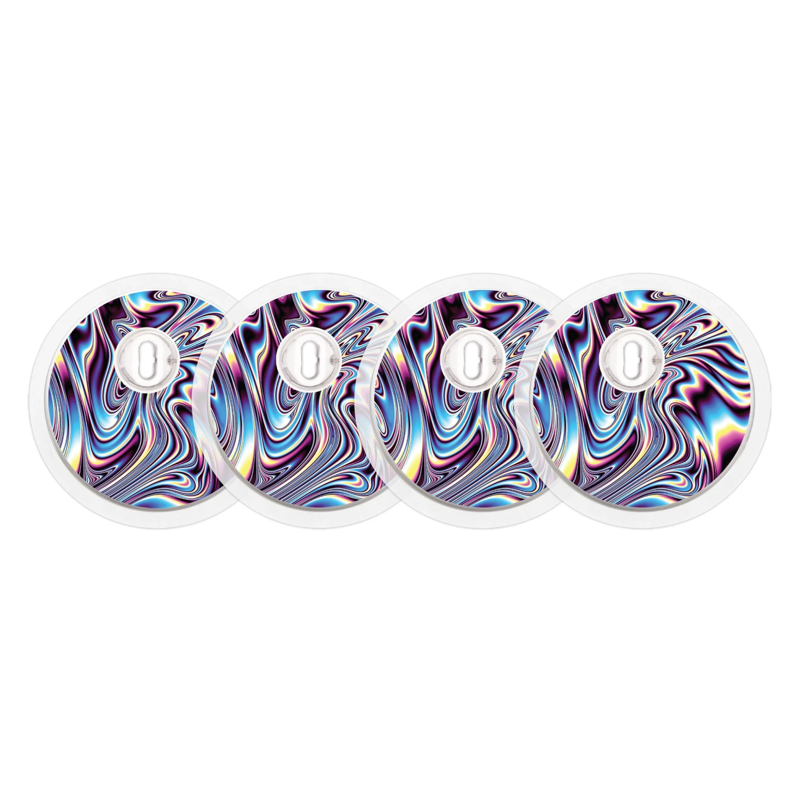 Liquid Metal Sticker Designed for the FreeStyle Libre 3 Plus & LingoSensor