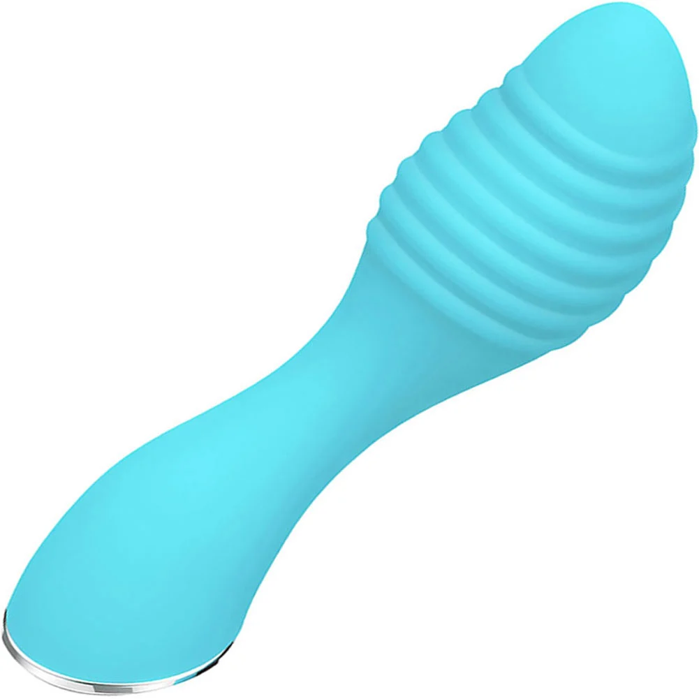 Little Dipper Rechargeable Mini Vibrator, 4", Blue