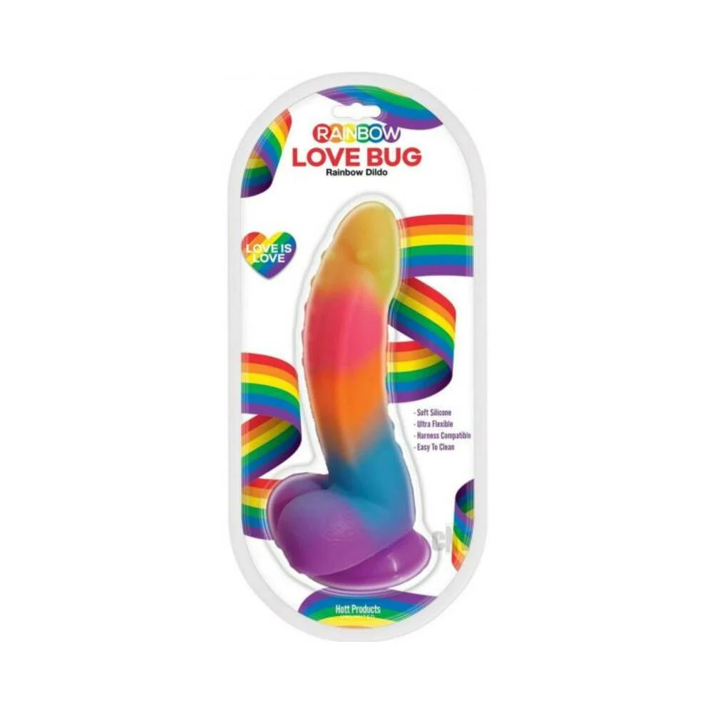 Love Bug Dildo - Rainbow