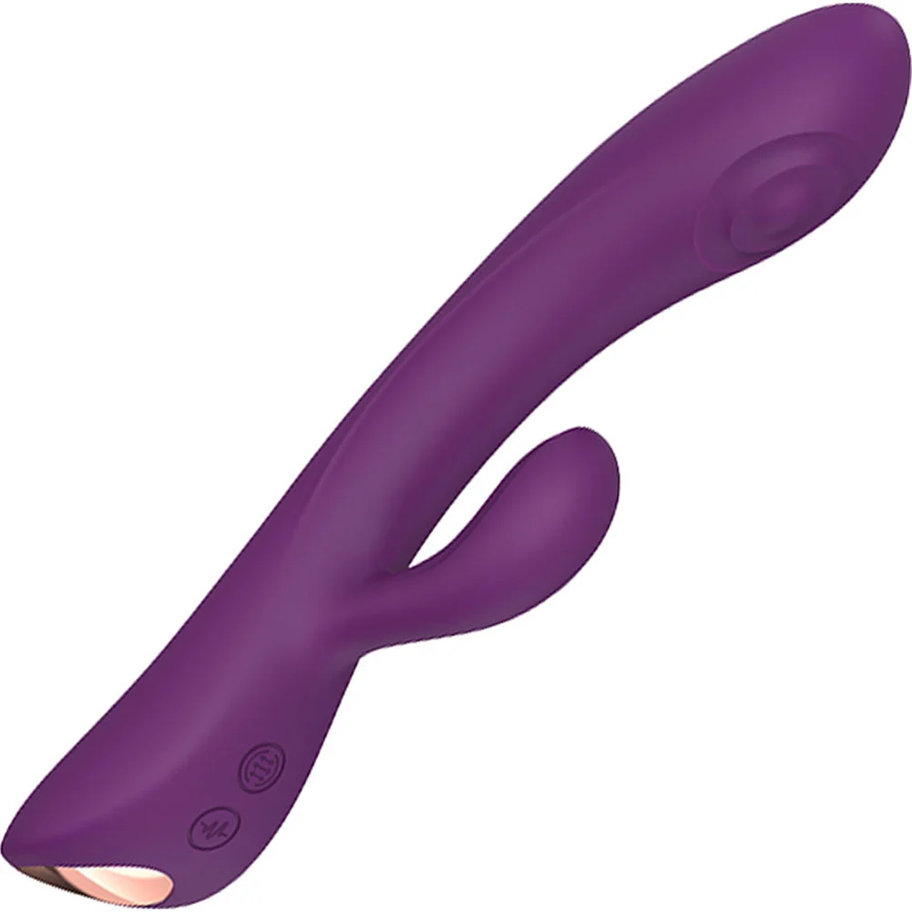 Love to Love Bunny and Clyde Rabbit Vibrator, 8.66", Purple Rain