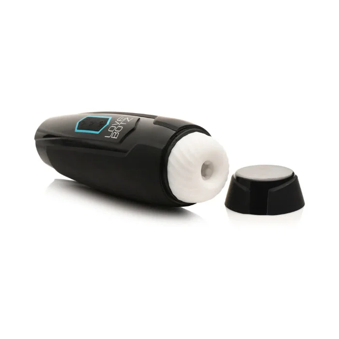 LoveBotz The Milker Max 14X Rechargeable Thrusting & Vibrating Textured Masturbator
