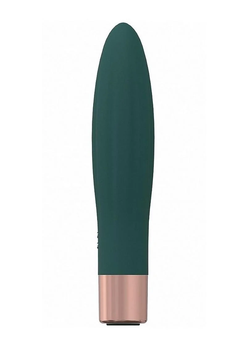 Loveline Fame Silicone Rechargeable 10 Speed Mini Vibrator - Forest