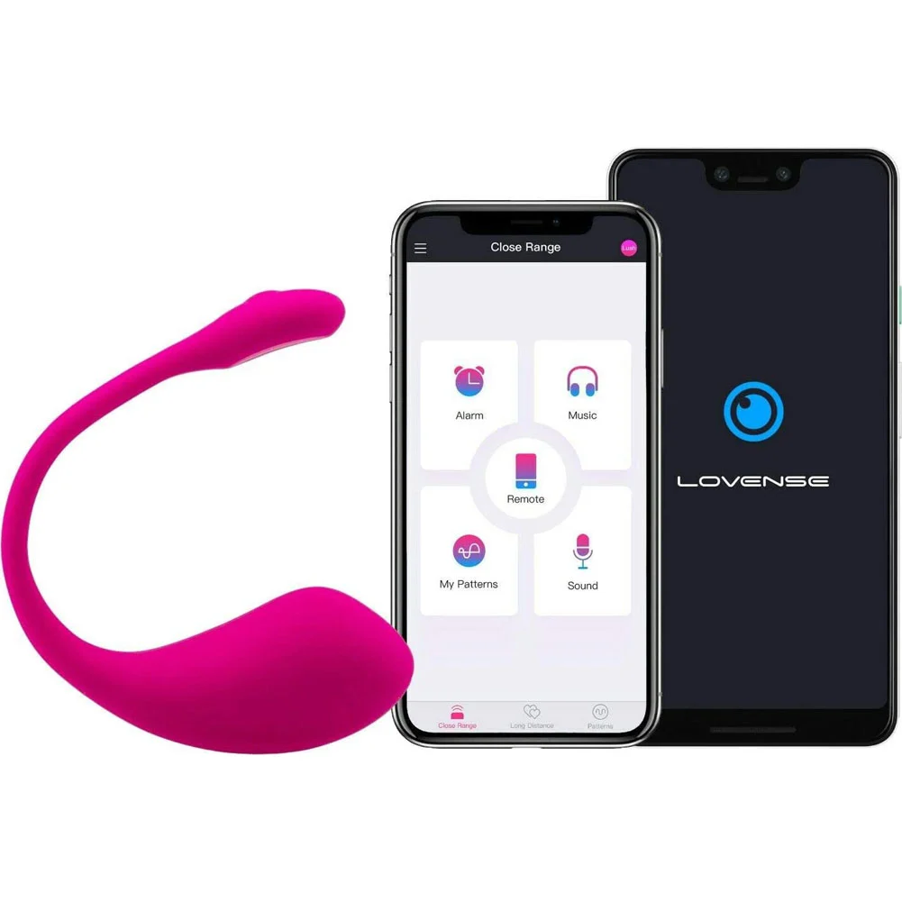 Lovense Lush 2 App Controlled Bluetooth Egg Vibrator, 4", Pink
