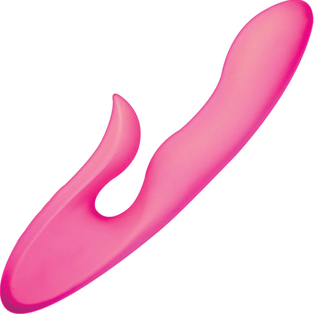 Luv Contoured Pleaser 3 Motor Rechargeable Vibrator, 8.5", Pink