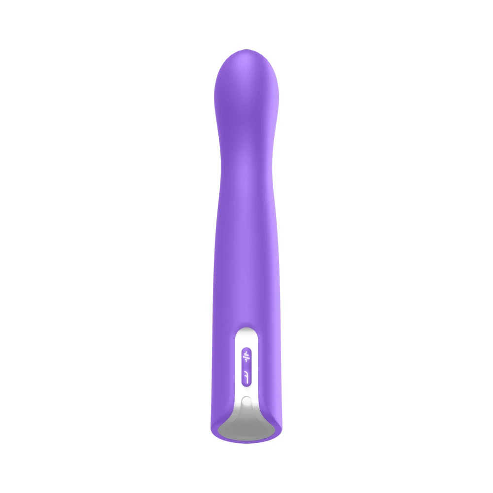 Luv Inc Gb63: G-Spot Vibrator With Moving Beads Purple