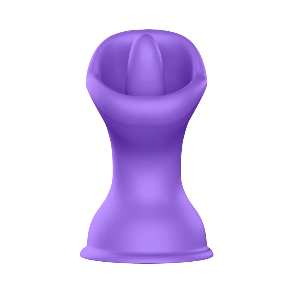 Luv Inc Mv57: Mouth & Tongue Vibrator Purple