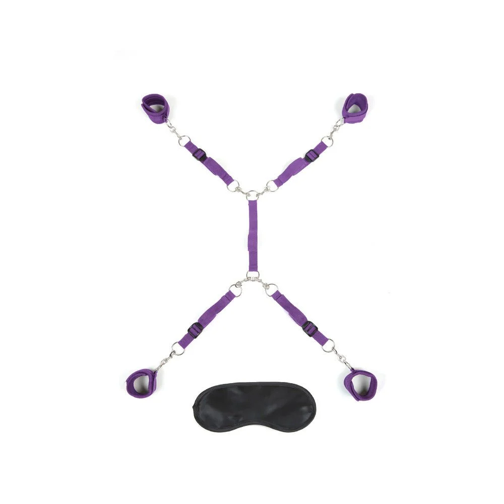 Lux Fetish 7pc Bed Spreader Purple