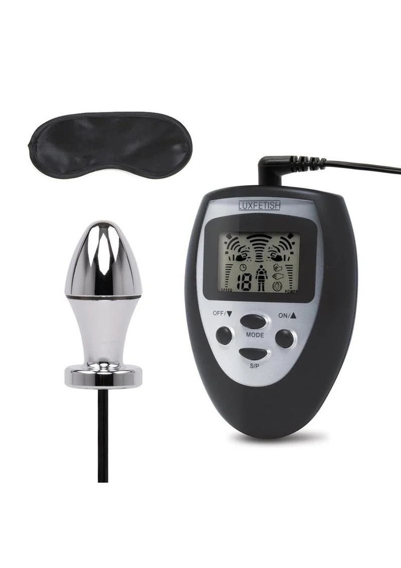 Lux Fetish Electro-sex Shock Butt Plug With Remote Control