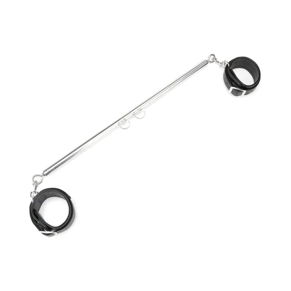 Lux Fetish Expandable Spreader Bar Set With Detachable Leatherette Cuffs