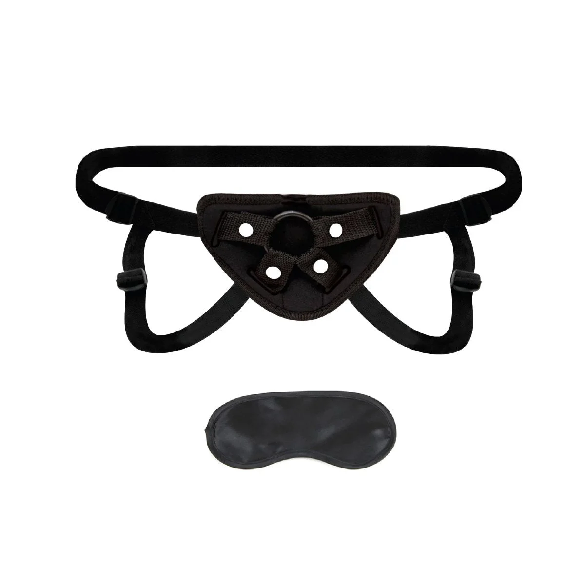 Lux Fetish Neoprene Strap On Harness O/S
