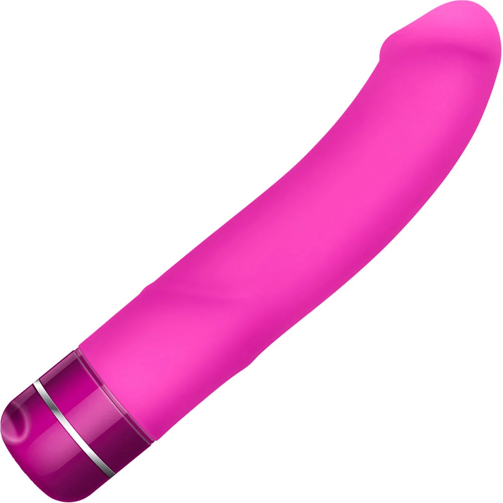 Luxe Beau G-Spot Silicone Vibrator, 8.5", Fuchsia