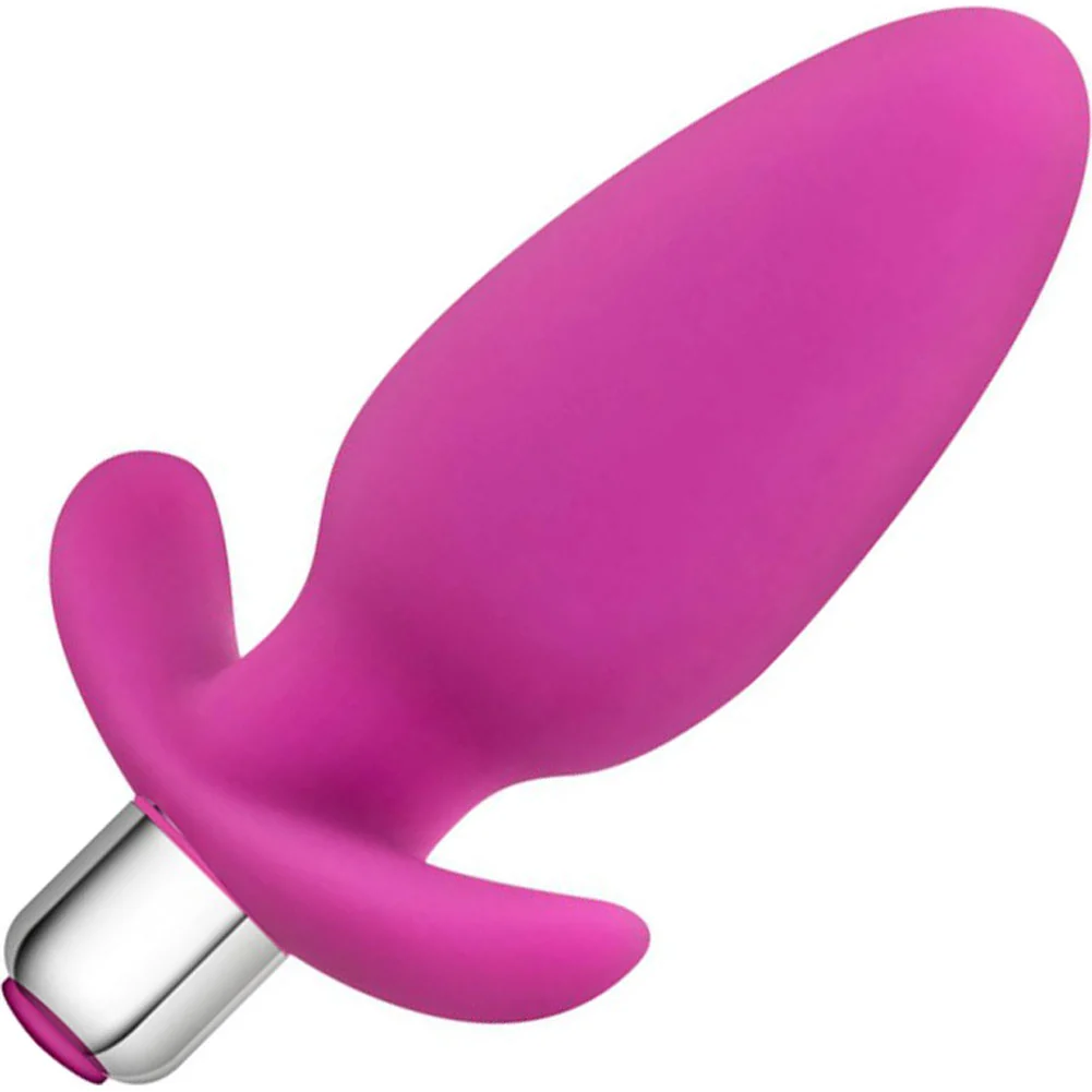 Luxe Little Silicone Thumper Multifuction Vibe, 4.75", Pink