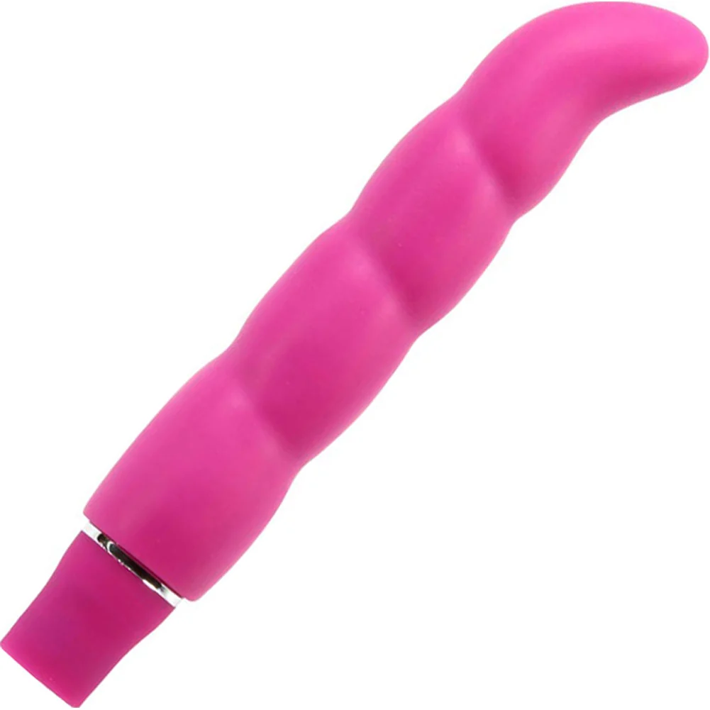 Luxe Purity G Silicone G-Spot Vibrator, 6.25", Pink