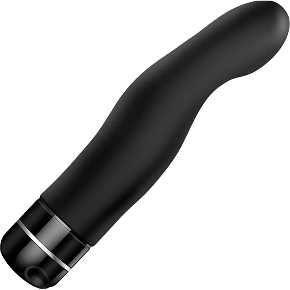 Luxe Silicone Gio Vibrator, 8", Black