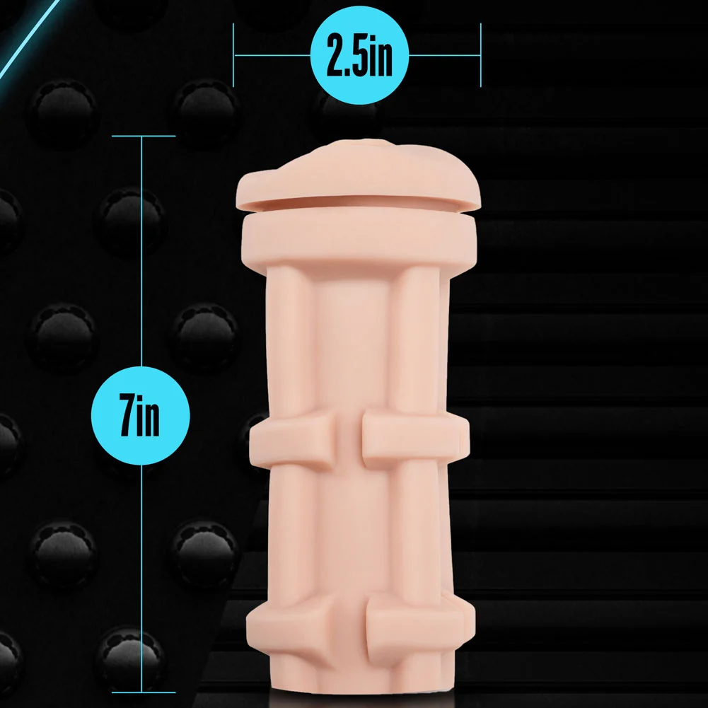 M for Men Soft and Wet Self Lubricating Stroker Cup, Pleasure Orbs