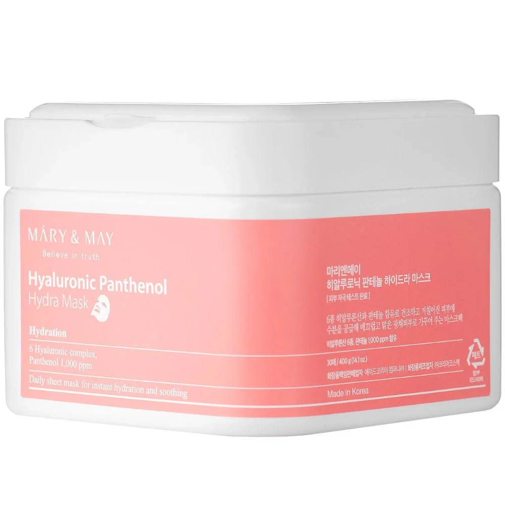 Máry & May Hyaluronic Panthenol Hydra Mask Pack - Hidration Tissue Masks
