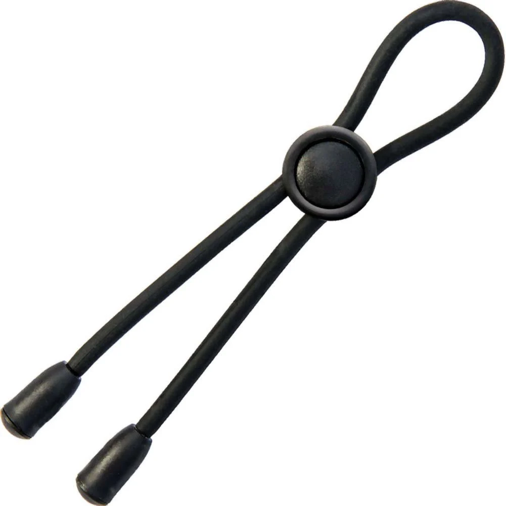 Mack Tuff Adjustable Silicone Dildo Tie, Black