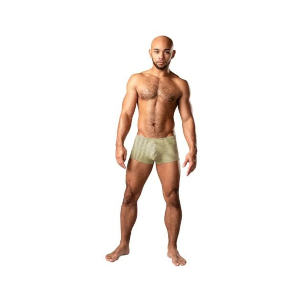 Male Power Cabana Banana Mini Short Yellow/Grey