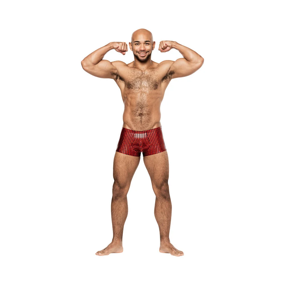 Male Power Disco Desire Mini Short Black/Red