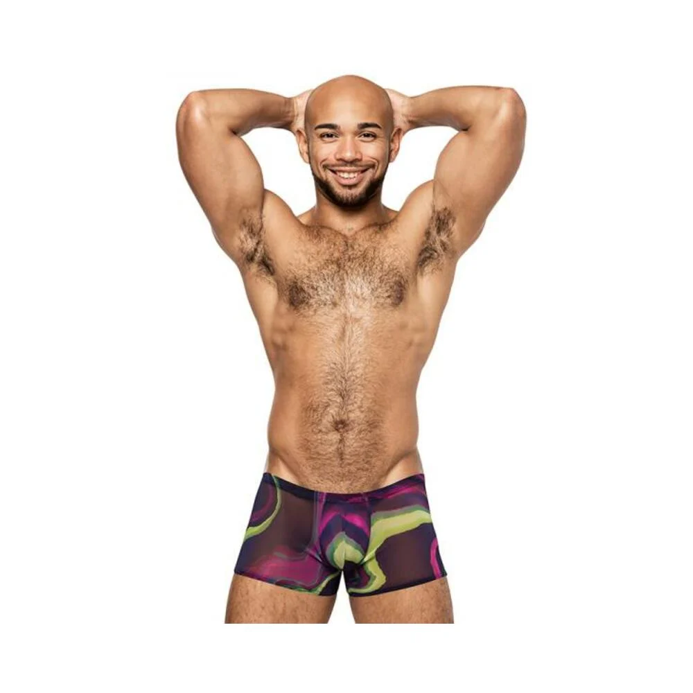 Male Power Galactic Mini Short Print