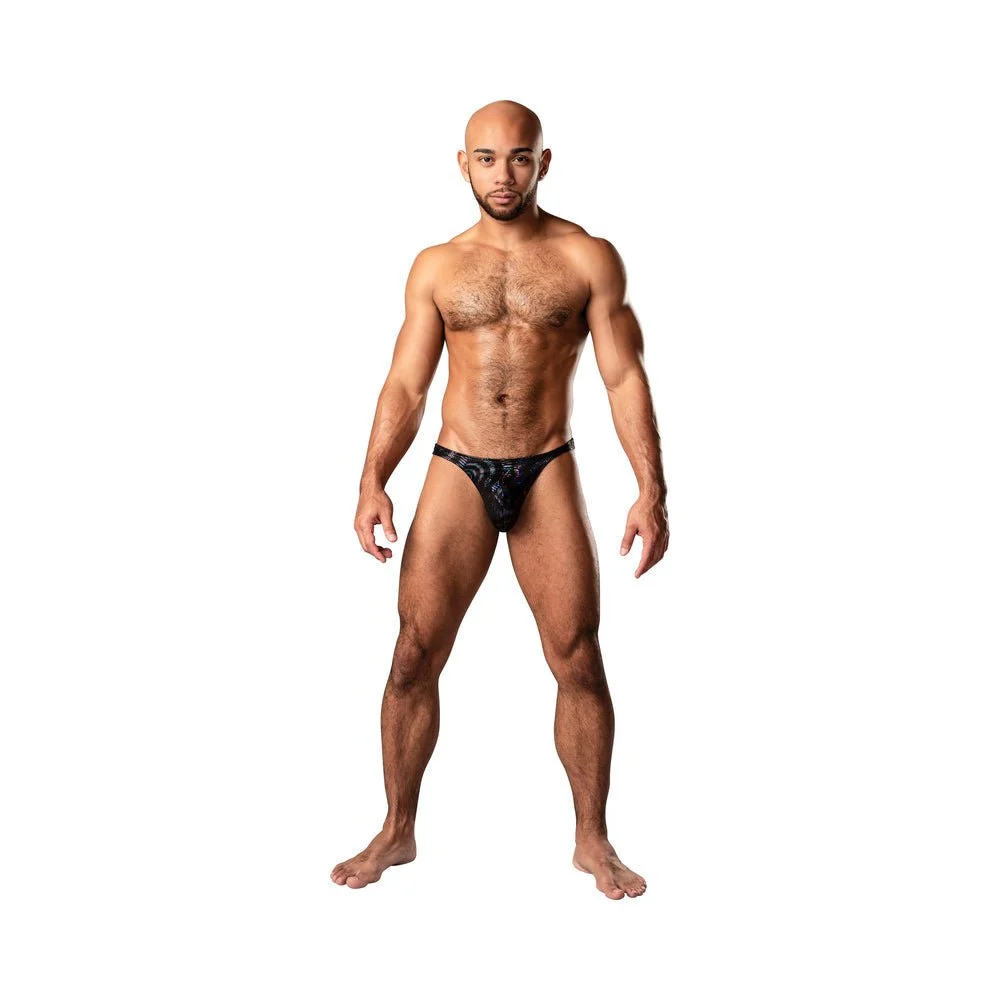 Male Power Kaleidickscope Bong Thong Black
