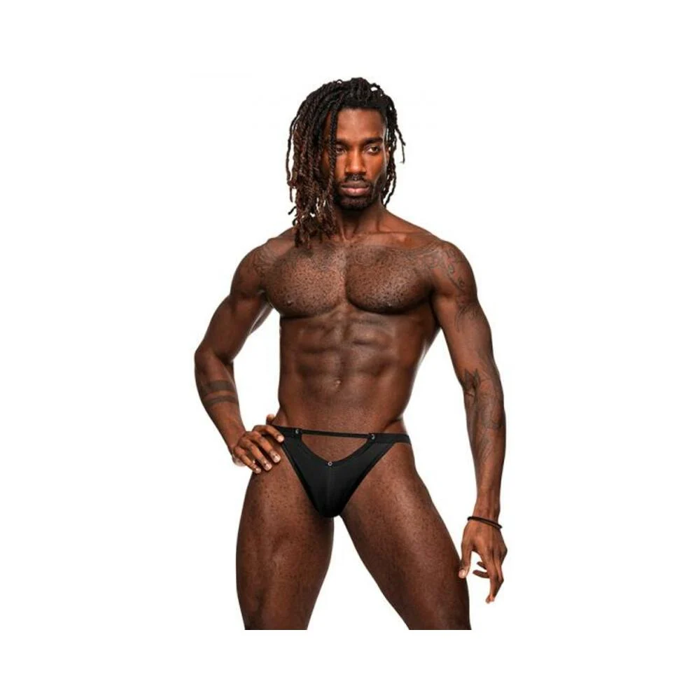 Male Power Magnificence Jock Black