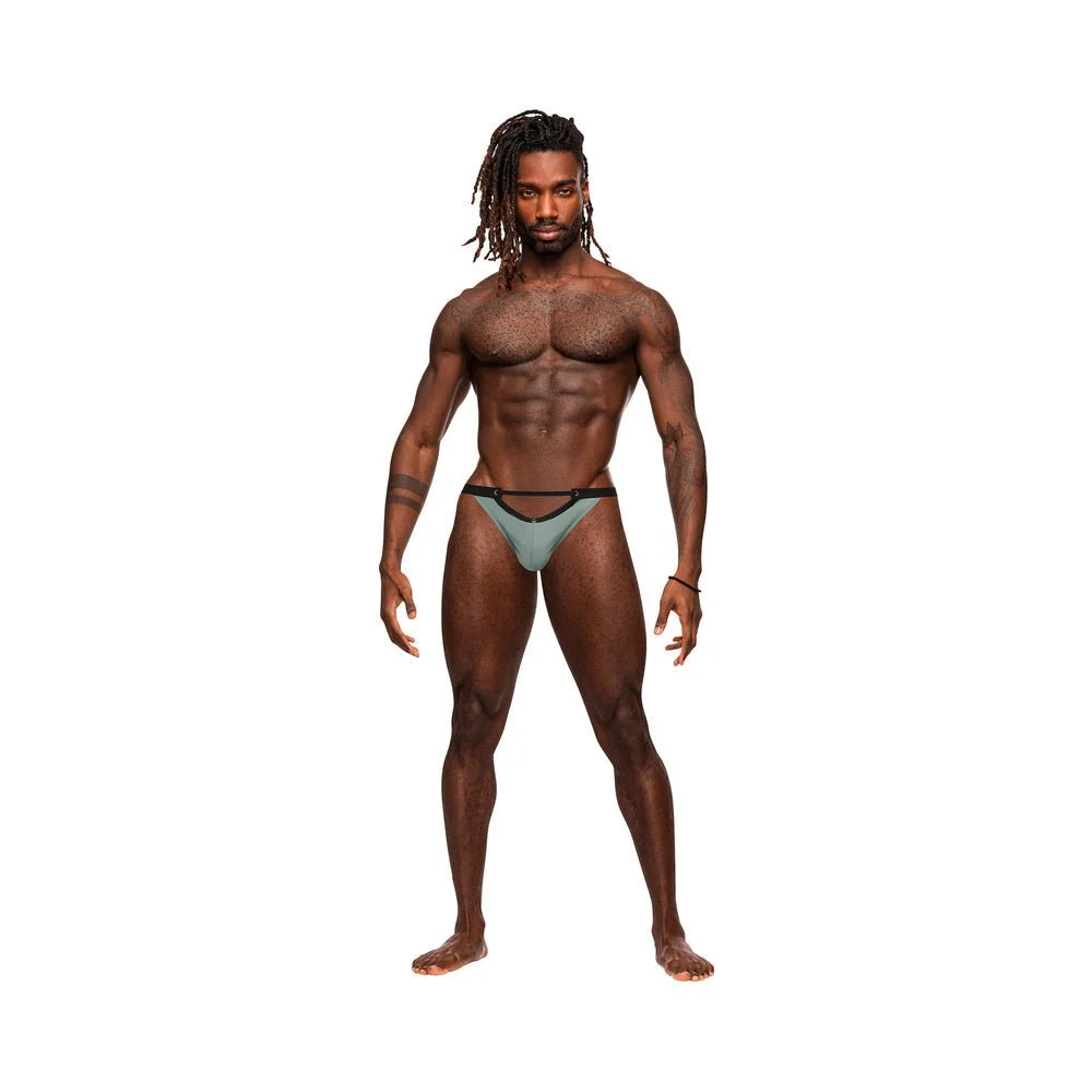 Male Power Magnificence Micro V Thong Jade