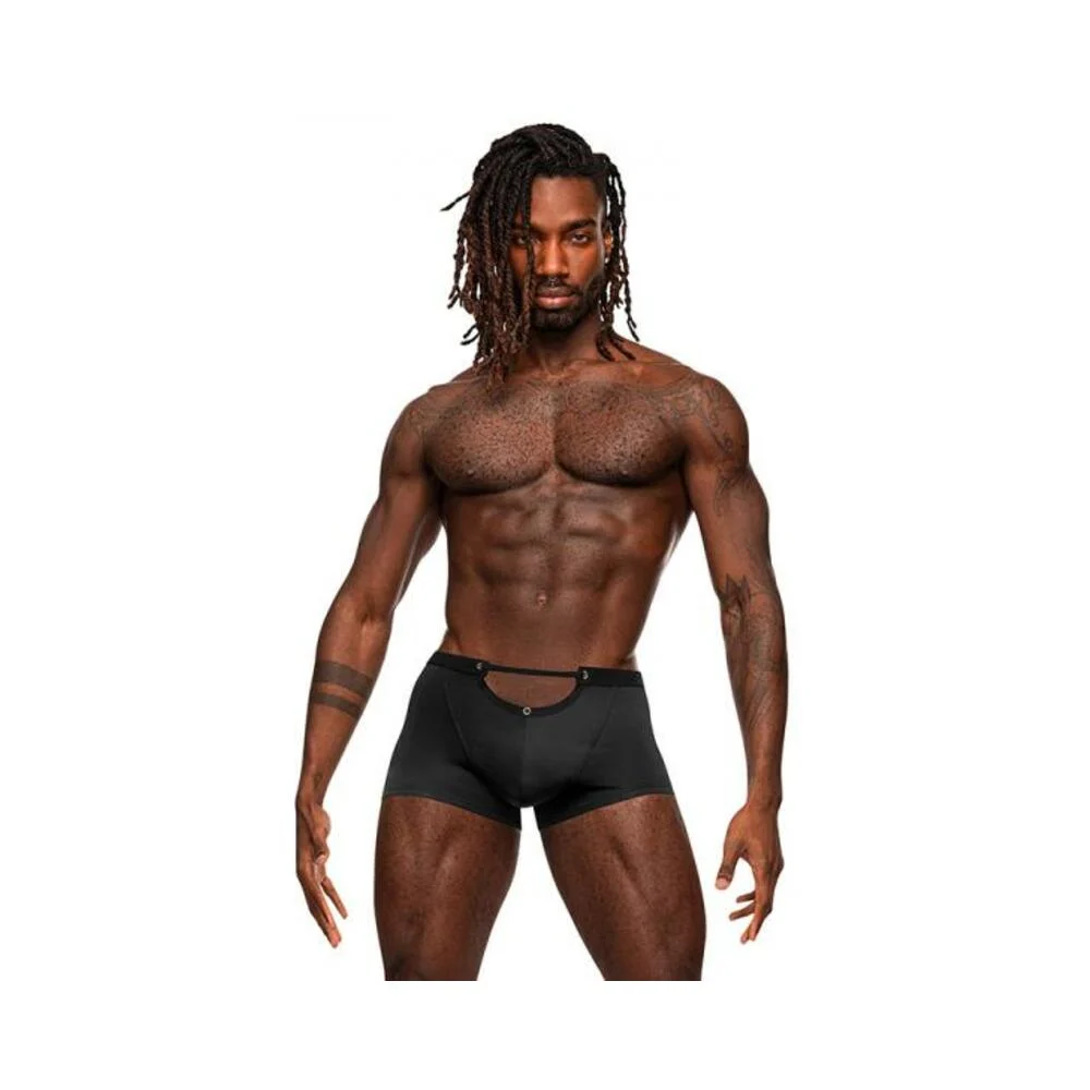 Male Power Magnificence Mini Short Black