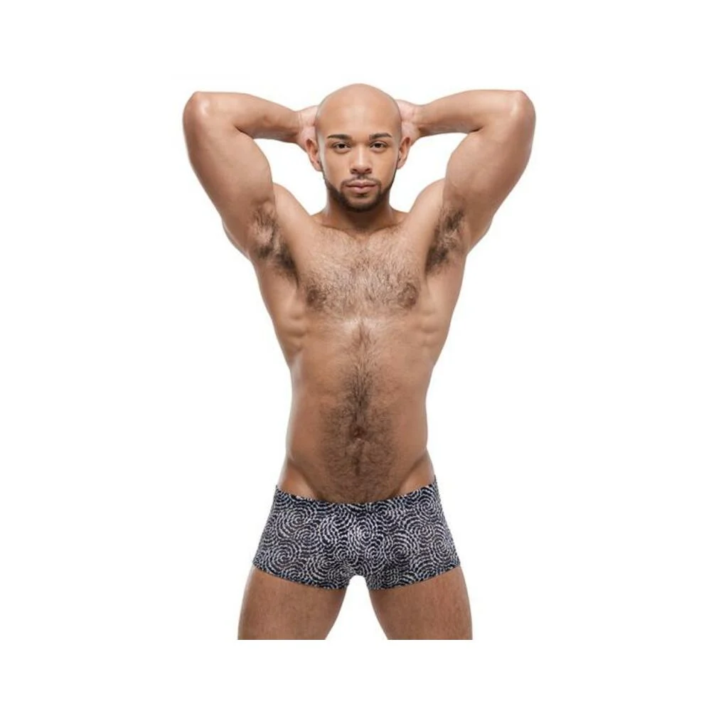 Male Power Mesmerizing Mini Short Navy