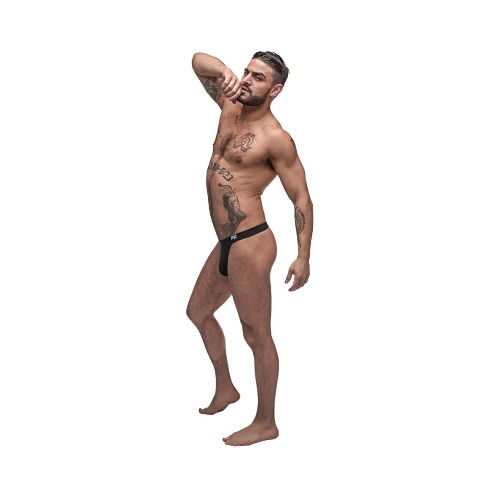 Male Power Pure Comfort Modal Bong Thong Black