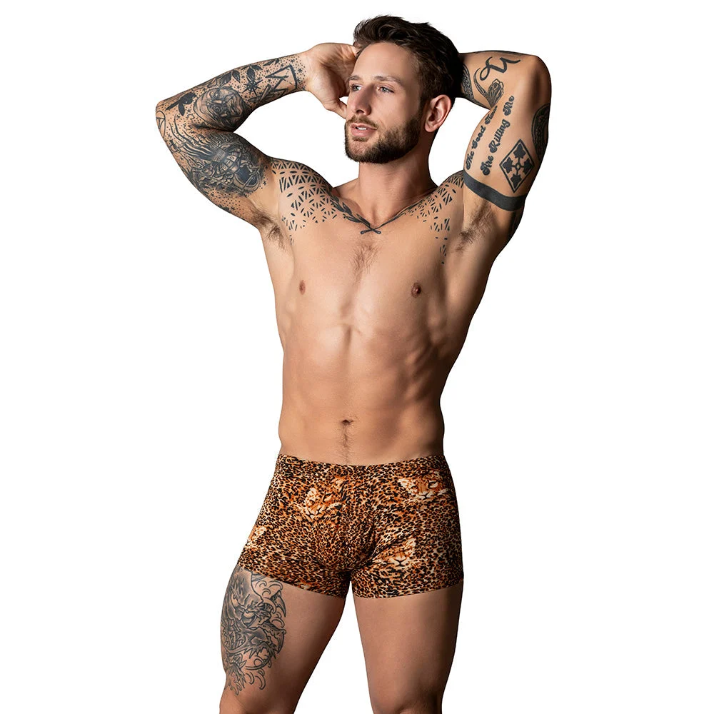 Male Power The Ultimate Duo CRB Pouch Short & Black Cock Ring Animal L