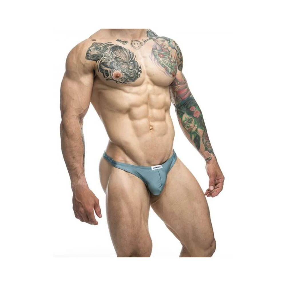 Malebasics Justin + Simon Classic Tanga Metal Green