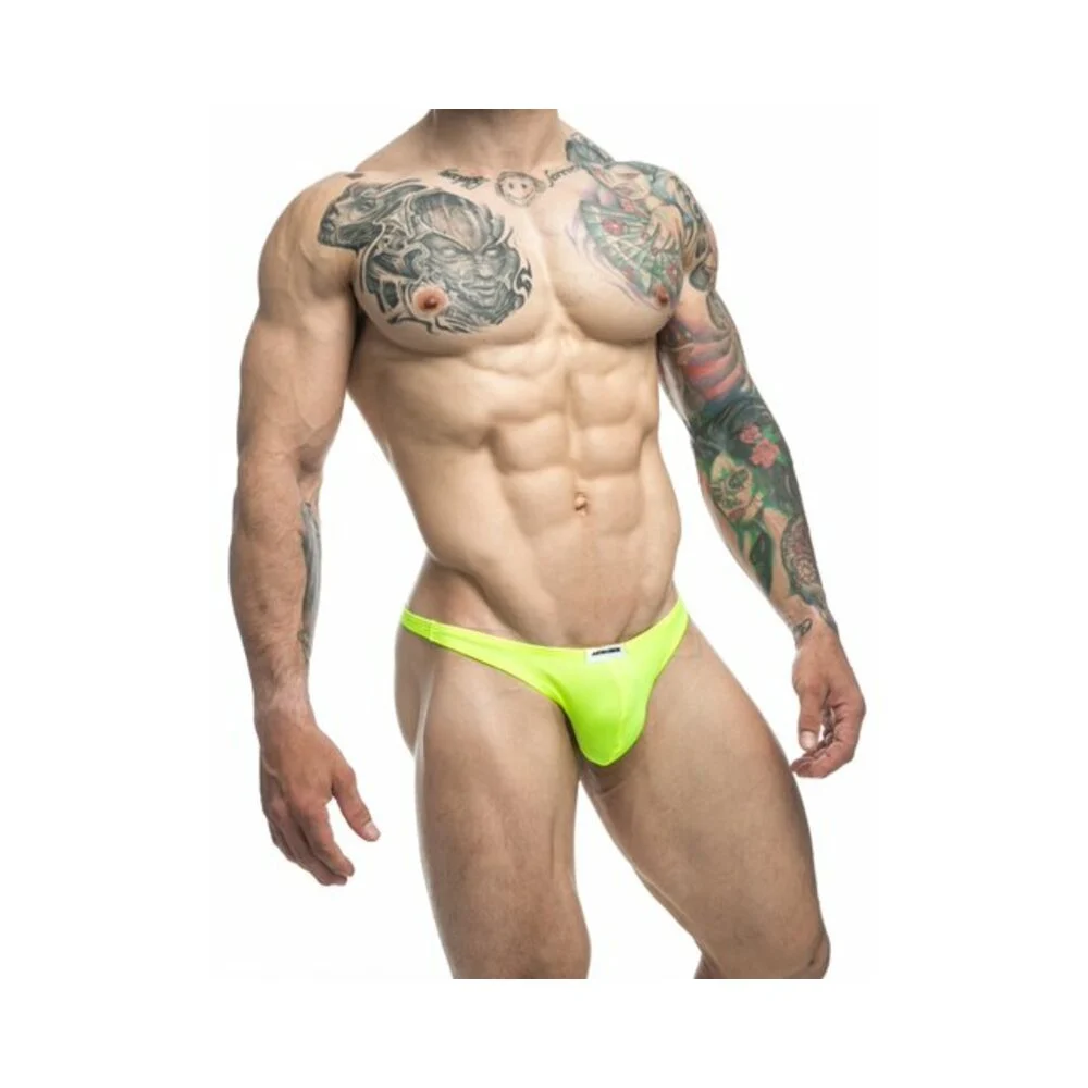 Malebasics Justin + Simon Classic Tanga Neon Green