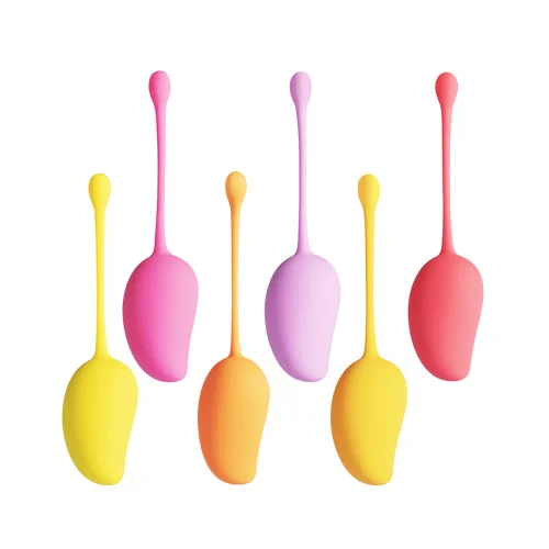 Mango Tropical 6 Weighted Kegel Ball Exercise Set