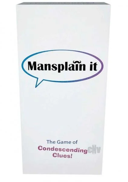 Mansplain It- The Game Of Condescending Clues!