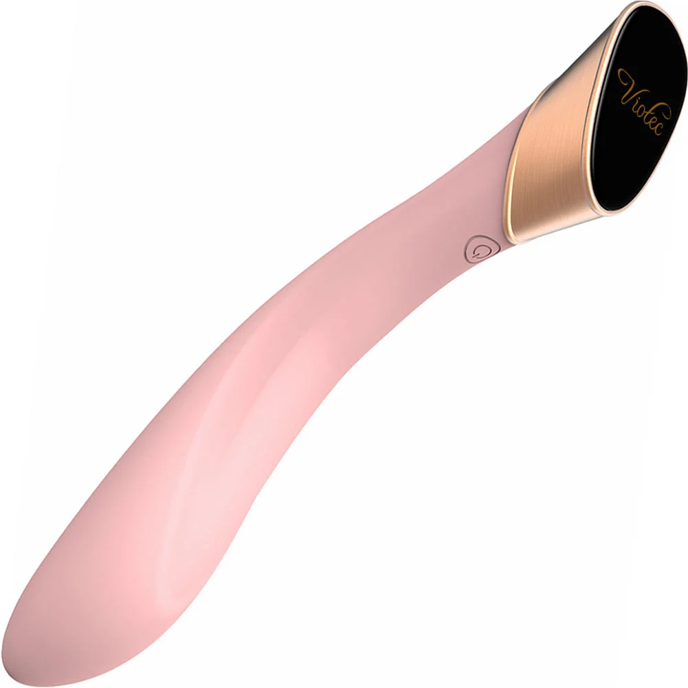 Manto Touch Panel G-Spot Vibrator, 8.75", Pink